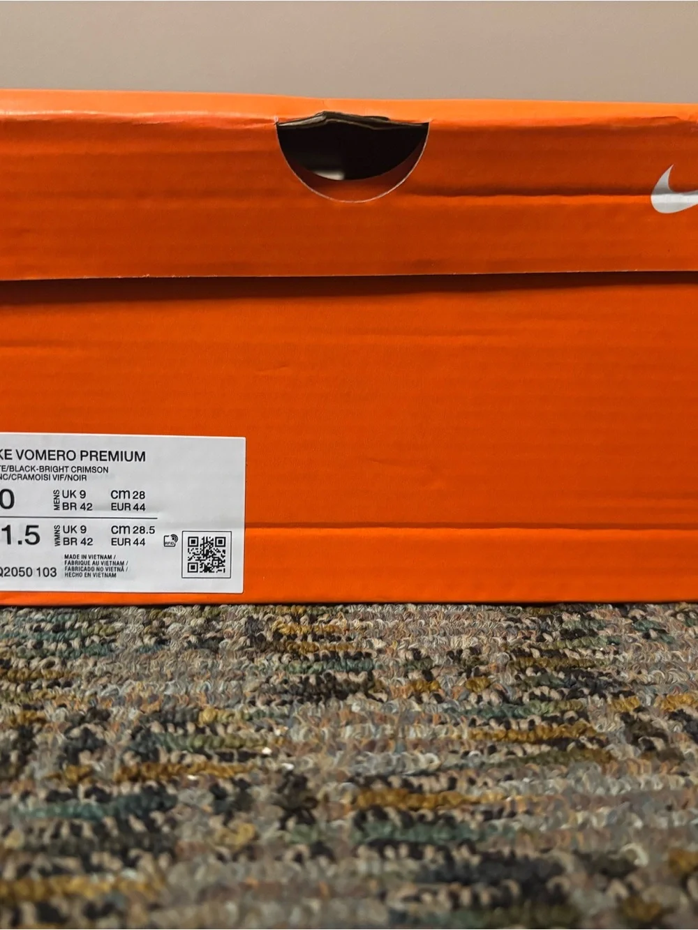 Nike Vomero Premium Size 10 Men’s Running Shoe